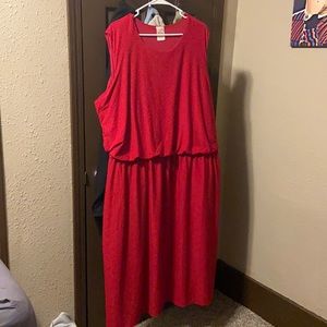 Red Blair dress, size 3x